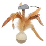 Trixie balle � ressort debout avec souris chat