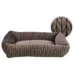 Trixie lit livia carr, marron 65x50cm chien