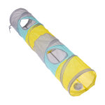 Tunnel de jeu tiaki fusée pour chat - l 120 x 25 cm de diamètre Tunnel de jeu tiaki fusée pour chat - l 120 x 25 cm de diamètre