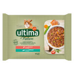Ultima cat nature 4 x 85 g pour chat - saumon, cabillaud