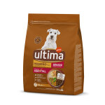 2x2, 5kg mini senior, poulet ultima croquettes pour chien : le 2�me � - 40 % !
