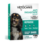 Vetocanis collier anti - puces et tiques répulsif pour chiens gr. s : 2 - 10kg chien Vetocanis collier anti - puces et tiques répulsif pour chiens gr. s : 2 - 10kg chien