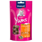 Vitakraft cat yums pour chat - poulet et herbe  chat (4 x 40 g)