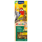 Vitakraft crackers pour grande perruche 6 friandises miel / eucalyptus Vitakraft crackers pour grande perruche 6 friandises miel / eucalyptus