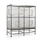 Volire d'intrieur montana paradiso 150 - l 150 x l 65 x h 161 cm (2 colis * )