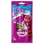 Whiskas sticks 14 x 36 g pour chat - riches en saumon