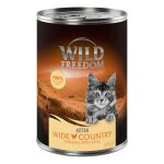 Wild freedom kitten 12 x 400 g pour chaton - wide country - veau, poulet