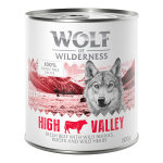 Wolf of wilderness adult - single protein 6 x 800 g pour chien - high valley, b?uf Wolf of wilderness adult - single protein 6 x 800 g pour chien - high valley, b?uf