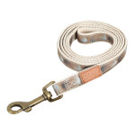 Zolux taiga laisse marron environ 121 cm de long, 25 mm de large pour chien