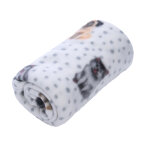 Zooplus basics couverture douillette fleece dogs & dots 150x100cm chien Zooplus basics couverture douillette fleece dogs & dots 150x100cm chien