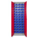 Armoire � 2 portes avec 48 bacs mw tools debk48d