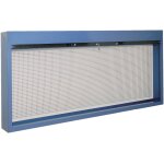 Armoire murale 2000 mm avec panneau perfor� et rideau m�tallique verrouillable - rangement s�curis� pour ...