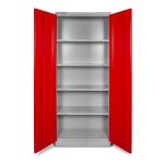 Armoire de rangement 2 portes 780x380x1920mm mw tools dek7838