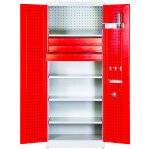 Armoire de rangement avec tiroirs 780x580x1920mm mw tools dek19207858lp
