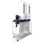 Aspirateur  copeaux bois pro 4300m / h 3, 8kw 400v buse et moteur 180 inclinable holzkraft asa4303 ...