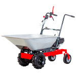 Brouette  moteur thermique avec benne en acier galvanis 100l 200kg 3, 2ch 1 + 1r vitesses torros mk200f ...