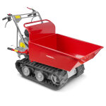 Brouette � moteur thermique � chenilles benne basculante manuelle 300kg 6, 5ch 3 + 1r vitesses torros ...