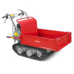 Brouette  moteur thermique  chenilles benne plateau basculante manuelle  ridelles 300kg 6, 5ch 3 + ...