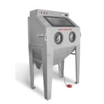 Cabine de sablage professionnelle 350 l avec aspiration sablage par pistolet  main et  tte fixe mw ...