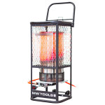 Chauffage au gaz radiant infrarouge rayonnant 360 36kw mobile mw tools wg120i