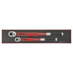 Cls dynamomtriques foamx4 tray 2 pices teng tools tex1238