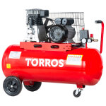 Compresseur mobile � entra�nement par courroie � huile cuve 100 l 2, 2 kw / 3 ch 10 bars 400 l / min ...
