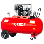 Compresseur mobile � entra�nement par courroie � huile cuve 200 l 2, 2 kw / 3 ch 10 bars 400 l / min ...
