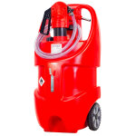 Cuve caddy ravitailleur mobile diesel et huiles en pe 75 l avec pompe et pistolet manuel mw tools tbc75m ...