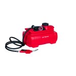Cuve station de ravitaillement diesel rouge fioul en pe 100 l avec pompe 12 v mw tools tdc10012
