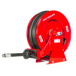 Enrouleur diesel 15 m � 3 / 4 20 bars acier peint avec enroulement automatique et support mural fixe ...