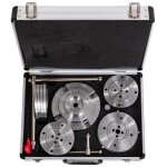 Ensemble mandrin � bois professionnel � 4 mors � 146 mm m33x3, 5 mw - tech kps146