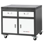 Etabli mobile avec plateau en fonte 900x600x800 mm mw - tech sf - wbd
