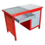 �tabli de soudage 120 cm - avec armoire mw tools del12060
