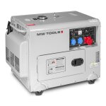 Groupe lectrogne insonoris diesel 6kw 3x400v + 1x230v mw tools dg65e