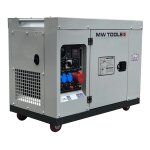 Groupe lectrogne insonoris diesel 6 kw 230v + 7, 5kw 400v mw tools dg75e