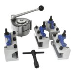 Jeu de 5 pcs tourelle porte - outils � changement rapide � 40 positions pour tour � m�taux avec un diam�tre ...