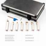 Jeu de 7 outils � plaquette carbure 20 x 20 mm mw - tech dbs0720