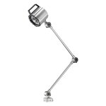Lampe de machine led professionnelle - 24 v - ip65 - 1600 lumens - bras longue 400x400 mm mw tools ml10lv24 ...