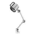 Lampe de machine led professionnelle - 24 v - ip65 - 1600 lumens - bras 215x215 mm mw tools ml10mv24