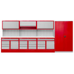 Mobilier d'atelier 4, 4m avec armoire de rangement mw tools praco3559k