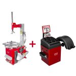 Pack d�monte - pneu et �quilibreuse de roues bt100m + bb350 230v mw tools bt100m set3