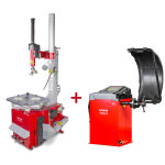 Pack d�monte - pneu et �quilibreuse de roues bt200m + bb205 230v mw tools bt200m set2