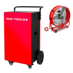 Pack d�shumidificateur 90l / jour bdm90n + ventilateur brasseur d'air �600mm mv600l mw tools bdm90nseta ...