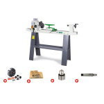 Pack tour � bois 306x900mm + mandrin 100 mm + jeu 8 burins + mandrin � couronne + abre holzstar holzstar ...