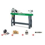 Pack tour � bois 358x1100mm + mandrin 100 mm + jeu 8 burins + mandrin � couronne + abre holzstar db1100 ...