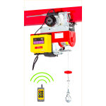 Palan lectrique  cble 500 / 1000kg 18 / 9m 1, 6 kw 230 v avec chariot motoris tlcommande sans fil ...