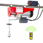 Palan �lectrique � c�ble 300 / 600kg 18 / 9m 1, 1 kw 230 v t�l�commande sans fil mw tools shn60018r