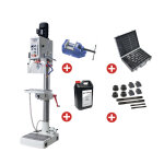 Perceuse � colonne par engrenages jusque � 28 mm cm3 1, 1 kw 400v avec accessoires essentiels torros ...