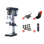 Perceuse d'tabli professionnelle jusque  20 mm cm2 600w 230v + tau de perage jeu de boulons jeu mches ...