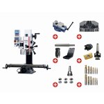 Perceuse - fraiseuse x 480 y 175 mm z 280 mm cm2 / m10 0, 85 kw 230v + accessoires indispensables torros ...